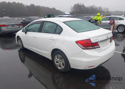 2014 Honda Civic Lx z USA, uszkodzony, nr VIN 19XFB2F59EE235563